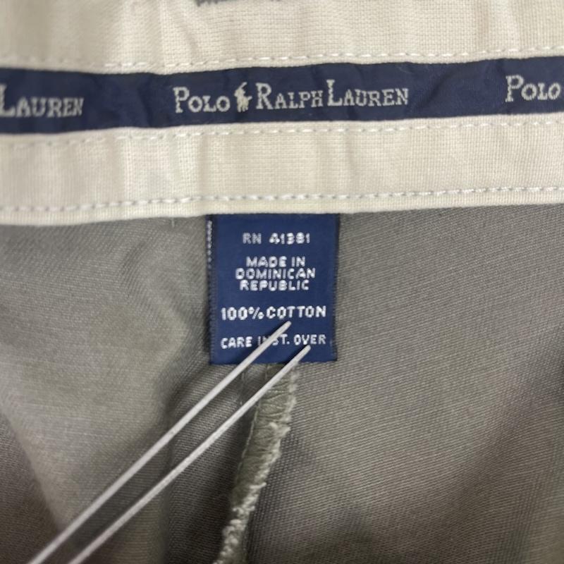 ポロラルフローレン POLO RALPH LAUREN パンツ ワークパンツ、ペインターパンツ 90s 2タック チノパンツ ポロチノ ワイド パンツ M グレージュ / グレージュ / メンズ USED 古着 中古 50161436