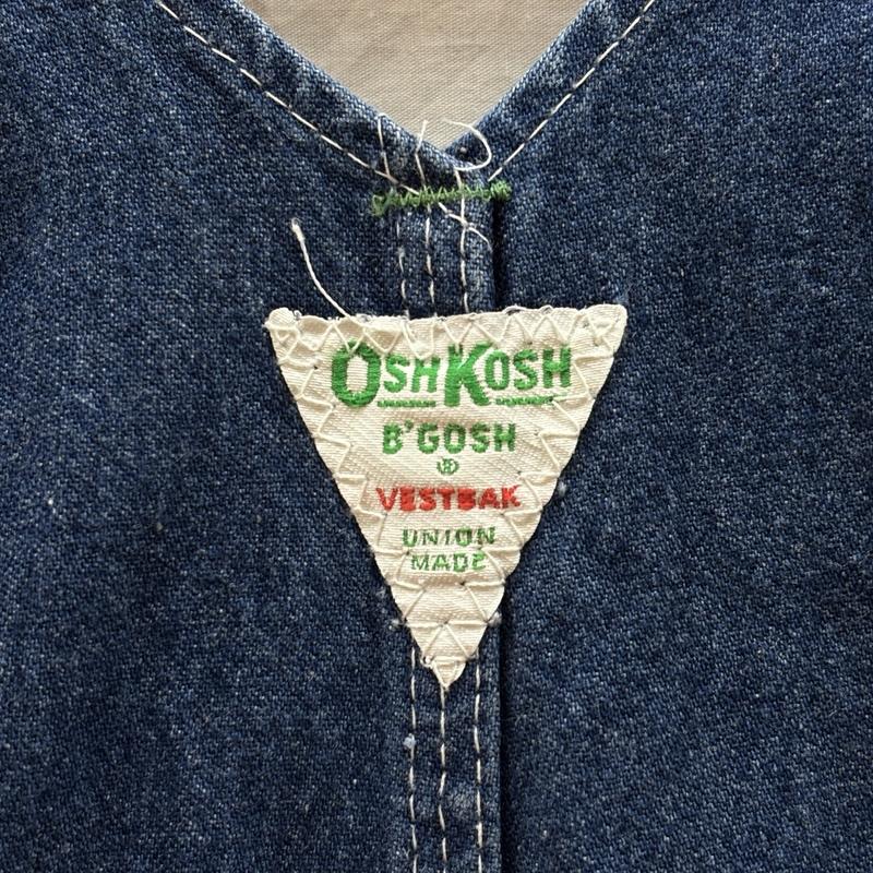 オシュコシュビゴッシュ OSHKOSHB GOSH サロペット・オーバーオール サロペット、オーバーオール 70年代 ビンテージ USA製 デニム オーバーオール 42TALON タロン つなぎ 70s VINTAGE - メンズ USED 古着 中古 50161438