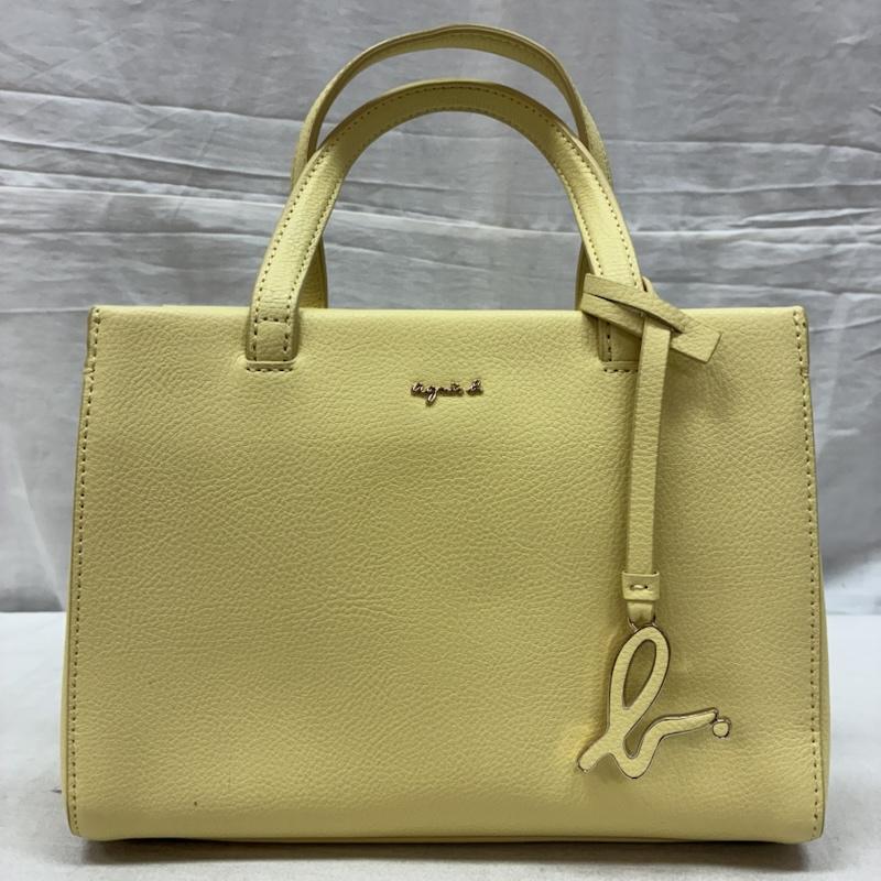 アニエス・ベー agnes b. ショルダーバッグ ショルダーバッグ ポーチ付き レザー 2WAY ハンド ショルダー バッグ 斜め掛け 手持ち ロゴ チャーム - レディース USED 古着 中古 50161443