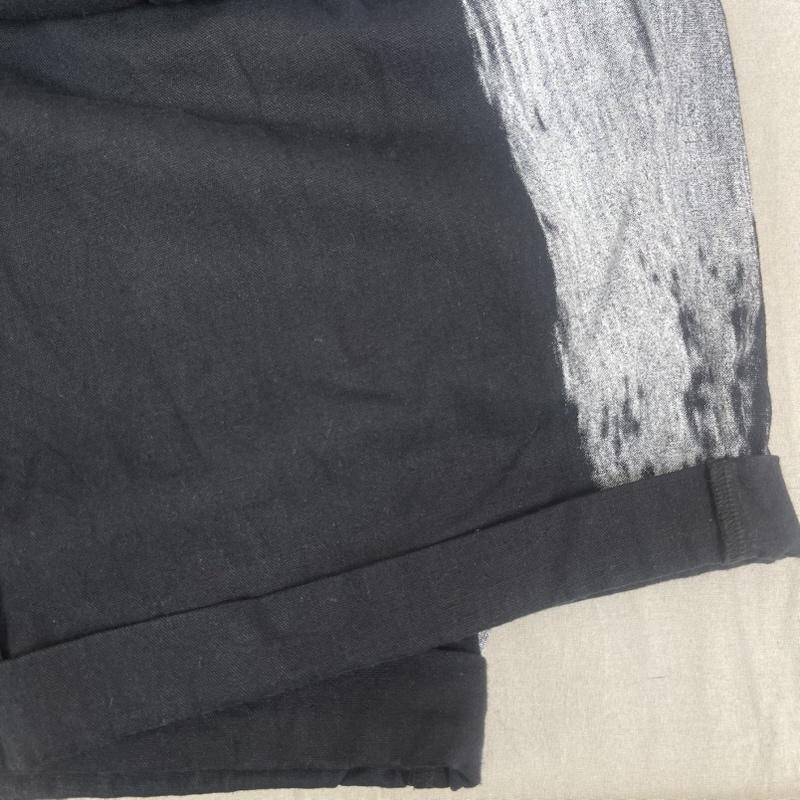 古着 USED パンツ ワークパンツ、ペインターパンツ 萠 MOYURU グラデーション ライン デザイン ワイド パンツ 黒 / ブラック / black レディース USED 古着 中古 50161454