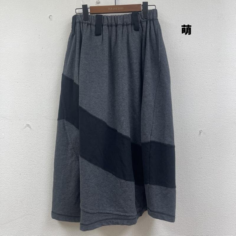 古着 USED スカート ロングスカート 萌 MOYURU 切り替え 変形 ロング 台形 スカート 灰 / グレー / gray レディース USED 古着 中古 50161455
