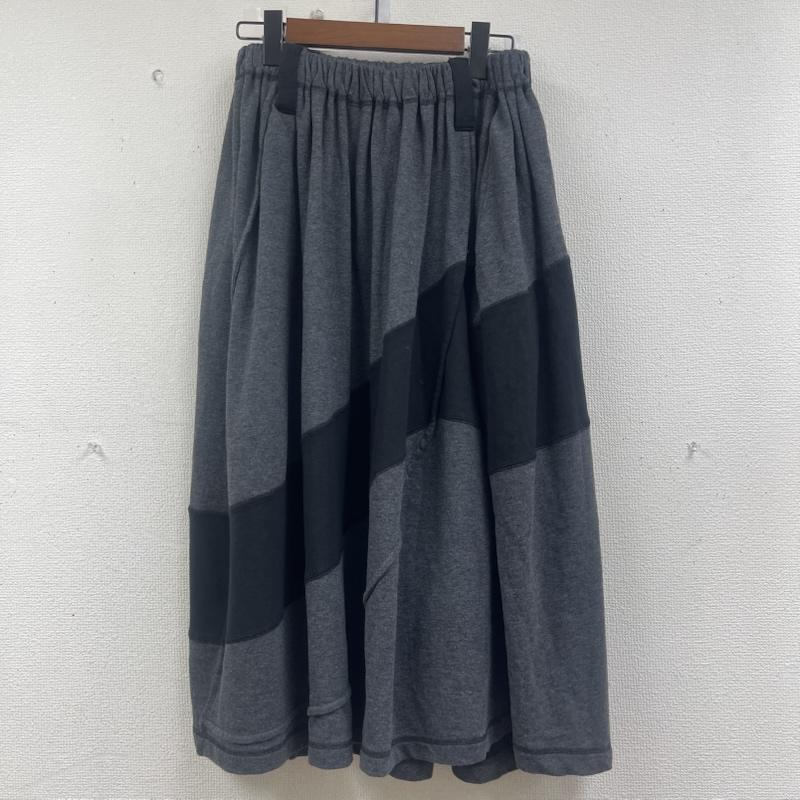 古着 USED スカート ロングスカート 萌 MOYURU 切り替え 変形 ロング 台形 スカート 灰 / グレー / gray レディース USED 古着 中古 50161455
