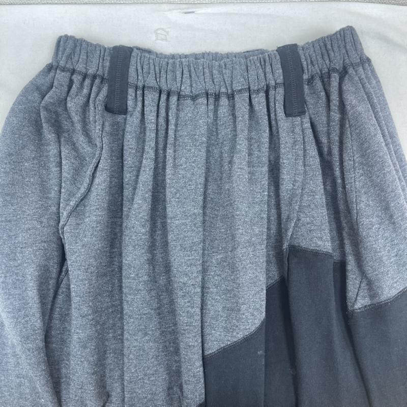 古着 USED スカート ロングスカート 萌 MOYURU 切り替え 変形 ロング 台形 スカート 灰 / グレー / gray レディース USED 古着 中古 50161455