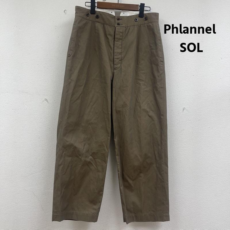 古着 USED パンツ ワークパンツ、ペインターパンツ Phlannel SOL バック アジャスター ワイド チノパンツ カーキオリーブ / カーキオリーブ / メンズ USED 古着 中古 50161459