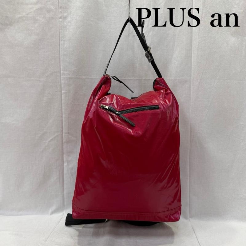 古着 USED リュックサック、デイパック リュックサック、デイバッグ PLUS an 2way リュックサック ハンドバッグ 光沢素材 マゼンタ×シルバー - マゼンタ / マゼンタ / レディース USED 古着 中古 50161465