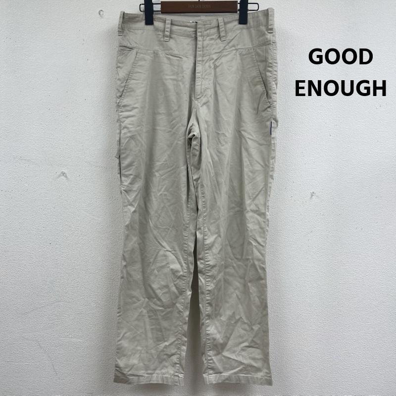 グッドイナフ GOODENOUGH パンツ ワークパンツ、ペインターパンツ 初期 90s チノパンツ ベージュ カジュアル ワイド パンツ S ベージュ / ベージュ / beige メンズ USED 古着 中古 50161466