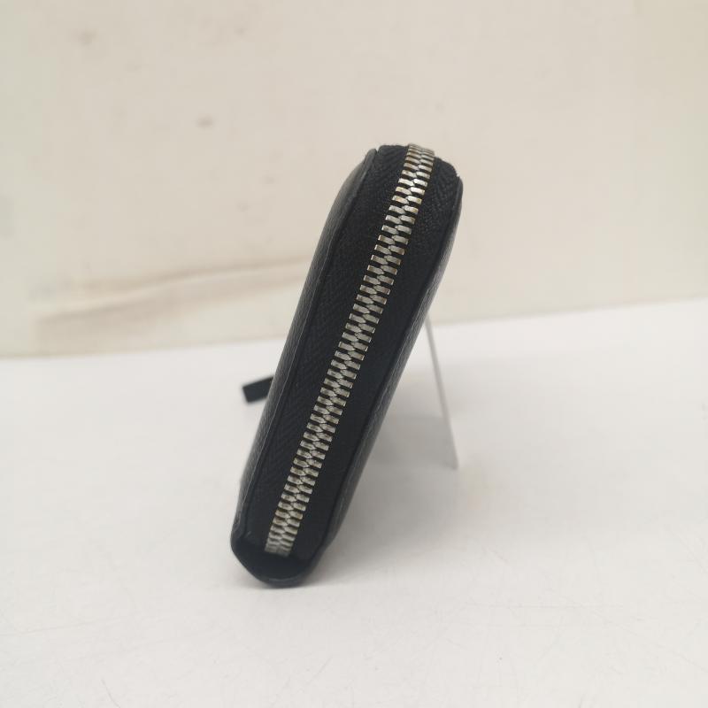 エンポリオアルマーニ EMPORIO ARMANI 財布 長財布 ラウンドファスナー 長財布 ロングウォレット - 黒 / ブラック / black メンズ USED 古着 中古 50161469