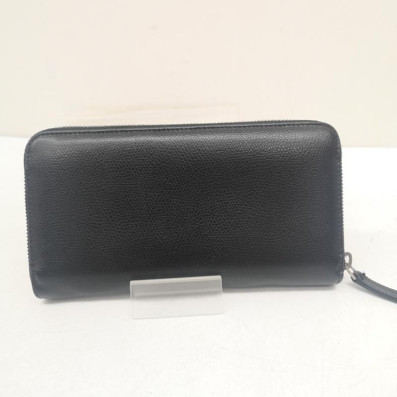 エンポリオアルマーニ EMPORIO ARMANI 財布 長財布 ラウンドファスナー 長財布 ロングウォレット - 黒 / ブラック / black メンズ USED 古着 中古 50161469