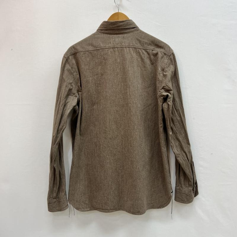 バズリクソンズ Buzz Rickson s シャツ、ブラウス 長袖 BR26082 コットン・コバート ワークシャツ シャンブレー M 茶 / ブラウン / brown メンズ USED 古着 中古 50161471