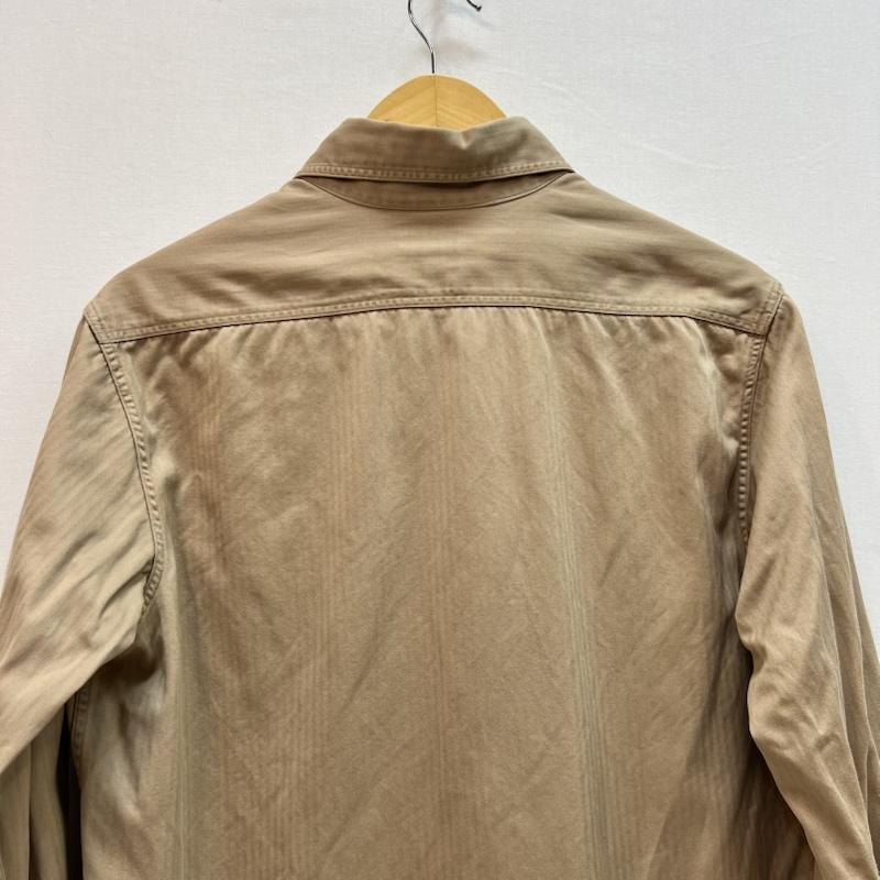 バズリクソンズ Buzz Rickson s シャツ、ブラウス 長袖 ヘリンボーン ワークシャツ BR26081 M ベージュ / ベージュ / beige メンズ USED 古着 中古 50161472