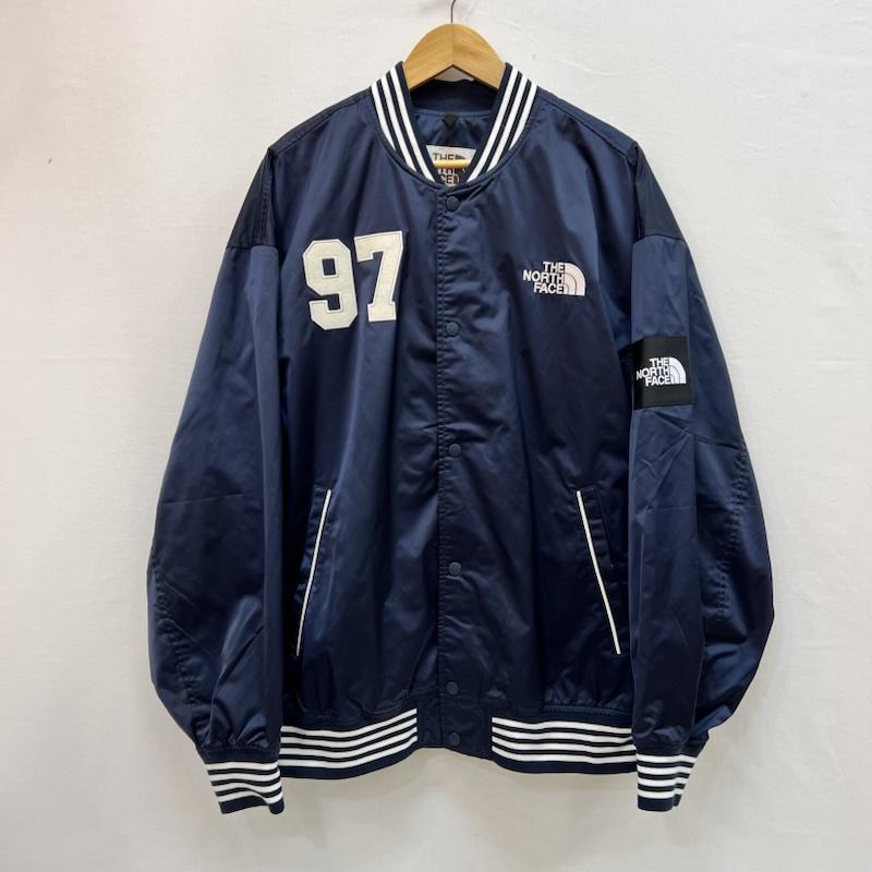ザノースフェイス THE NORTH FACE ジャケット、上着 ジャンパー、ブルゾン SPORTY BOMBER JACKET NJ3BR03J スタジャン XL 紺 / ネイビー / navy メンズ USED 古着 中古 50161483