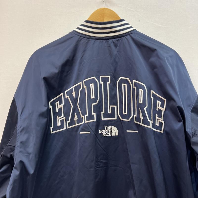 ザノースフェイス THE NORTH FACE ジャケット、上着 ジャンパー、ブルゾン SPORTY BOMBER JACKET NJ3BR03J スタジャン XL 紺 / ネイビー / navy メンズ USED 古着 中古 50161483