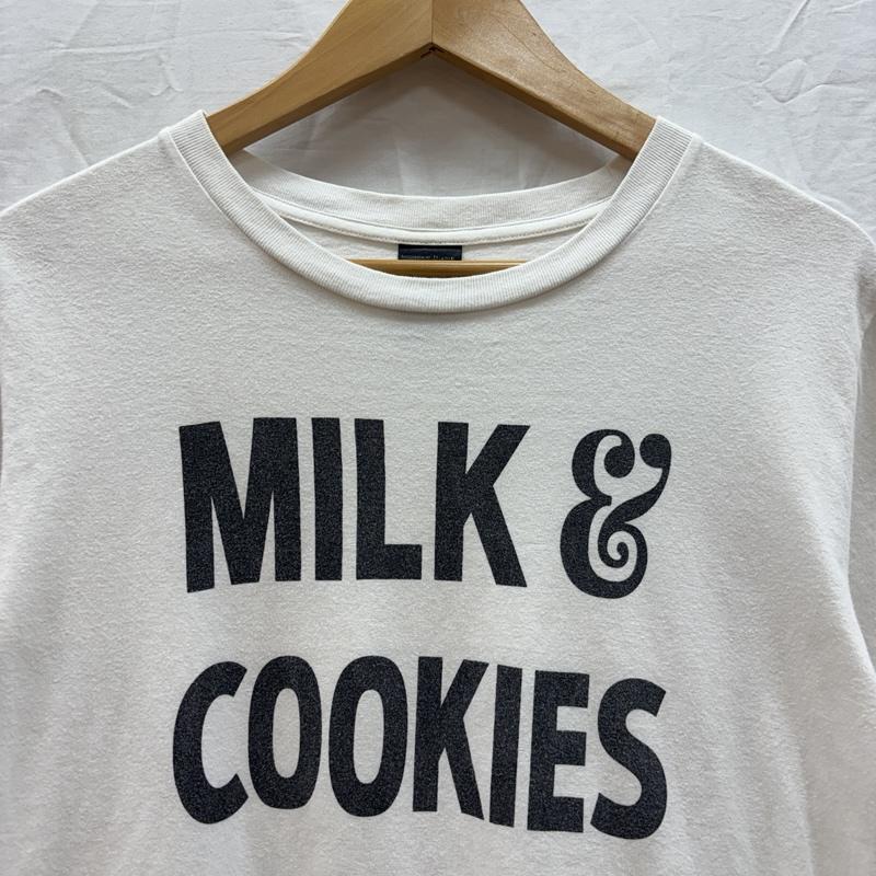 ナンバーナイン NUMBER (N)INE Tシャツ 半袖 MILK＆COOKIES ミルクアンドクッキー クルーネック 半袖 Tシャツ 2 白 / ホワイト / white メンズ USED 古着 中古 50161492