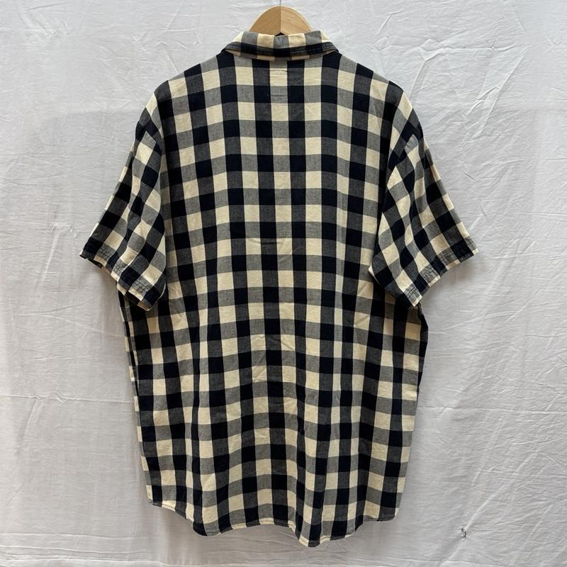ステューシー STUSSY シャツ、ブラウス 半袖 インド製 バッファローチェック ビッグサイズ 半袖 シャツ XL メンズ USED 古着 中古 50161496