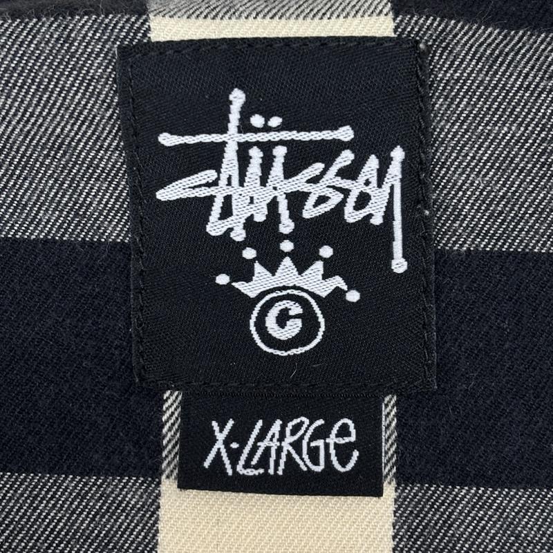 ステューシー STUSSY シャツ、ブラウス 半袖 インド製 バッファローチェック ビッグサイズ 半袖 シャツ XL メンズ USED 古着 中古 50161496