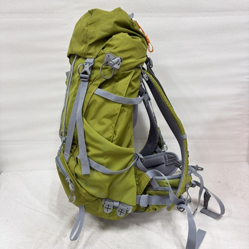 ロウアルパイン Lowe alpine リュックサック、デイパック リュックサック、デイバッグ DUREA ND30 リュック デイパック メッシュ レインカバー付き 大容量 アウトドア バックパック - ロゴ、文字 X プリント 黄緑 / イエローグリーン / メンズ USED 古着 中古 50161497