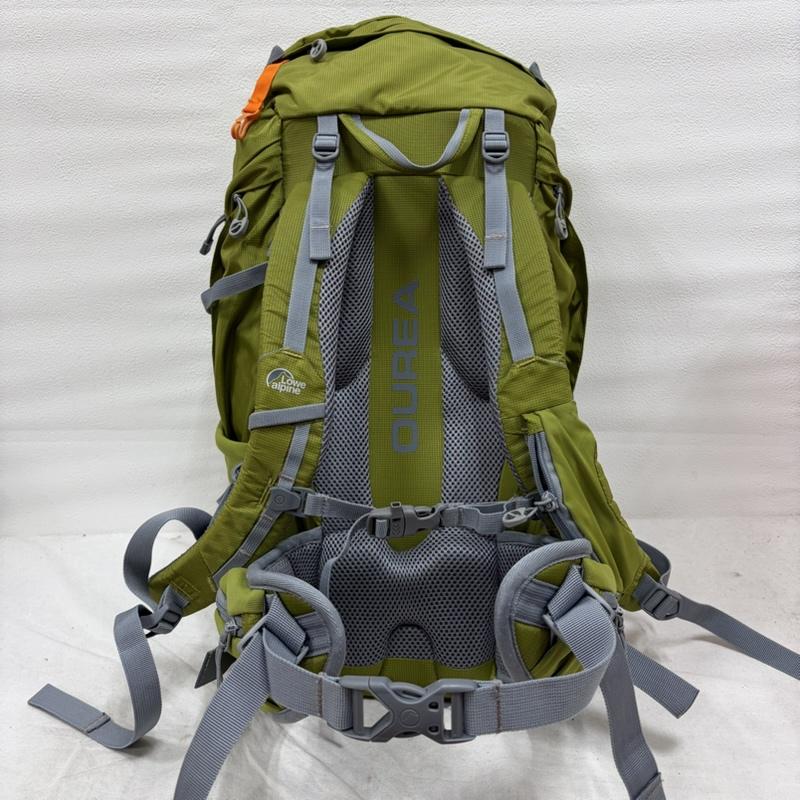 ロウアルパイン Lowe alpine リュックサック、デイパック リュックサック、デイバッグ DUREA ND30 リュック デイパック メッシュ レインカバー付き 大容量 アウトドア バックパック - ロゴ、文字 X プリント 黄緑 / イエローグリーン / メンズ USED 古着 中古 50161497