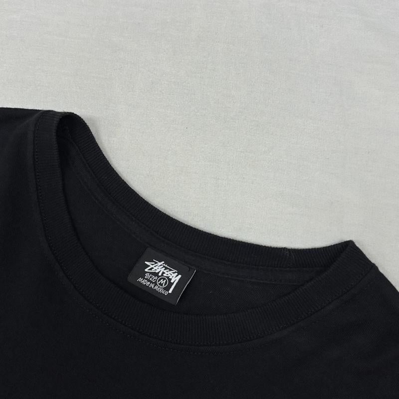 ステューシー STUSSY Tシャツ 半袖 Billiards Tee ビリヤード プリント クルーネック Tシャツ M 黒 / ブラック / black メンズ USED 古着 中古 50161498