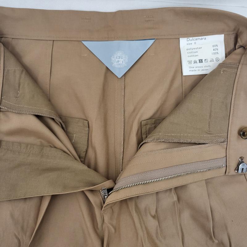 ドゥルカマラ Dulcamara パンツ スラックス サイズO 無地 ブラウン スラックス - レディース USED 古着 中古 50161501