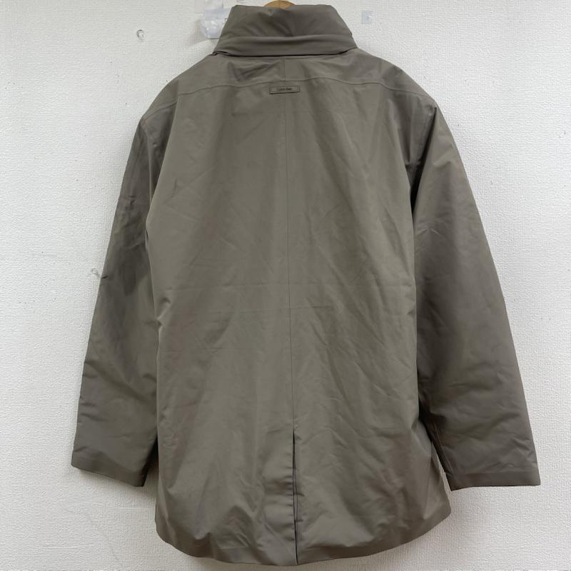 シーケーカルバンクライン CK CalvinKlein コート ダウンコート グレージュ ジップアップ ダウンコート 中綿 ジャケット ベージュ / ベージュ / beige メンズ USED 古着 中古 50161506
