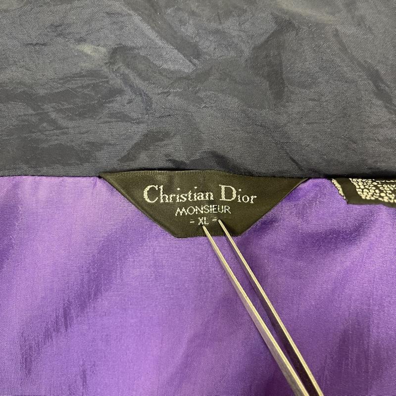 クリスチャンディオール Christian Dior ジャケット、上着 ジャンパー、ブルゾン 80s 90s Monsieur ヴィンテージ ナイロン ジャケット XL 紫 / パープル / purple メンズ USED 古着 中古 50161510