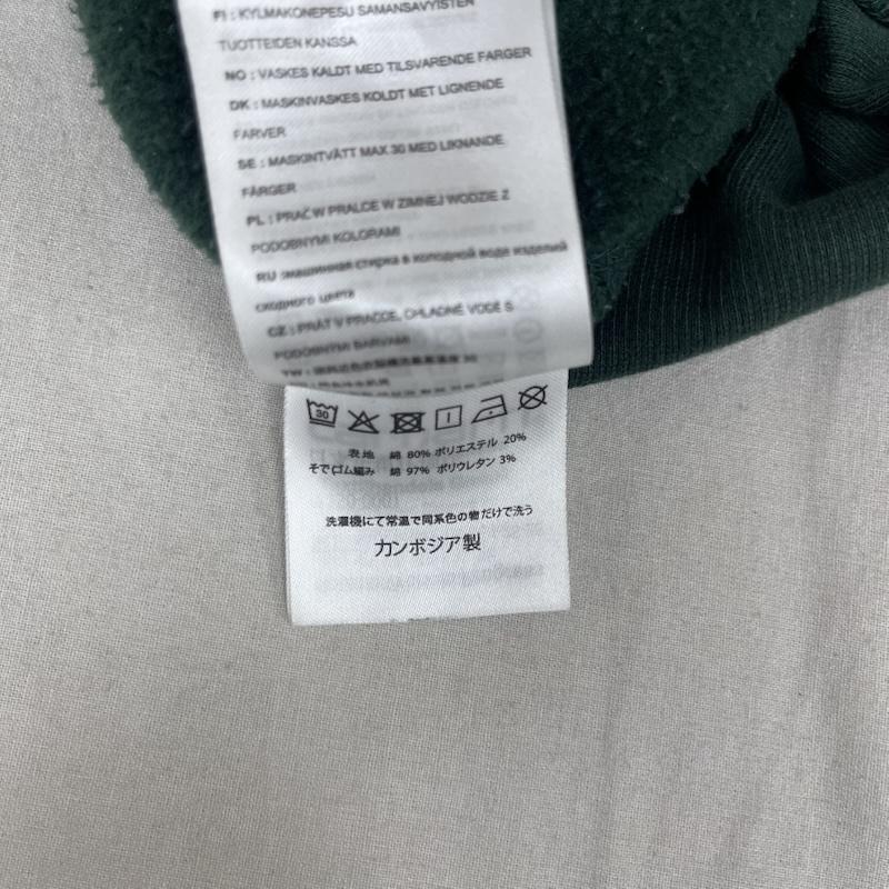 カーハート Carhartt トレーナー 長袖 ロゴ刺繍 クルーネック スウェットシャツ トレーナー L 緑 / グリーン / green メンズ USED 古着 中古 50161511