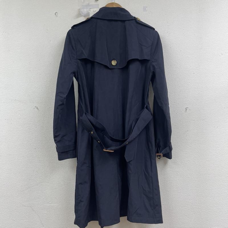 ローレンラルフローレン LAUREN RALPH LAUREN コート コート一般 ダブルブレスト ウエスト ベルトトレンチ ロング コート XS 紺 / ネイビー / navy レディース USED 古着 中古 50161515