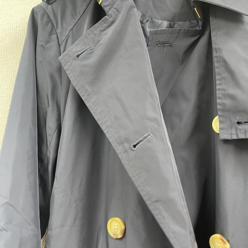 ローレンラルフローレン LAUREN RALPH LAUREN コート コート一般 ダブルブレスト ウエスト ベルトトレンチ ロング コート XS 紺 / ネイビー / navy レディース USED 古着 中古 50161515