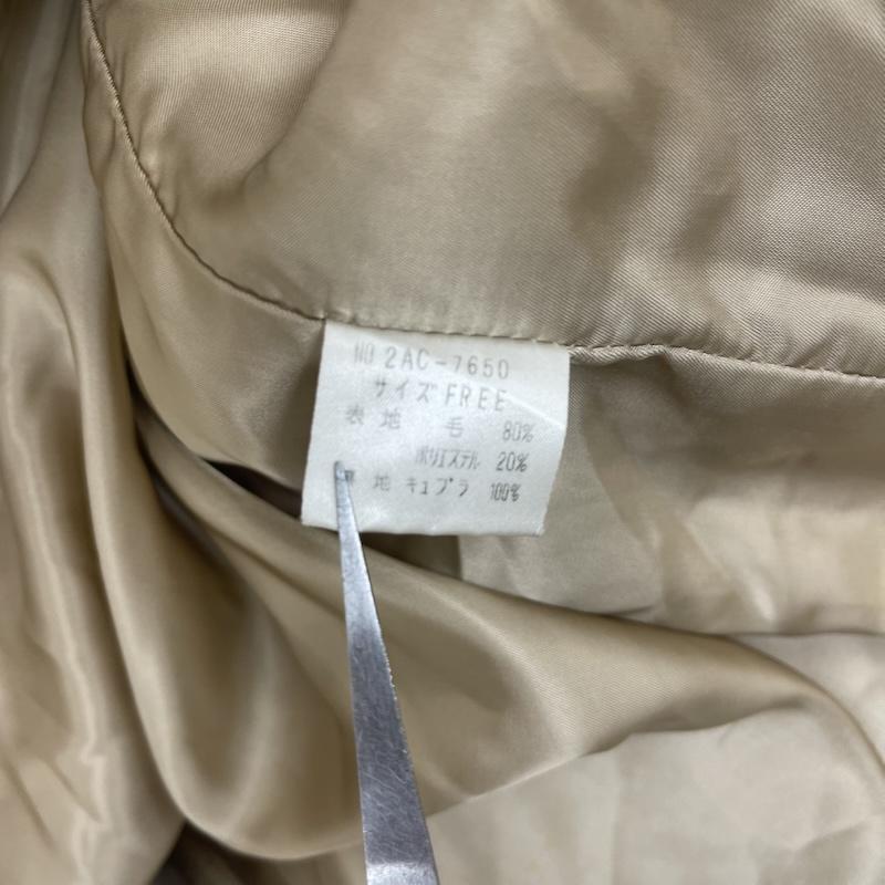 ヒステリックグラマー HYSTERIC GLAMOUR コート コート一般 日本製 ロゴパッチ ベージュ ダッフルコート 2ac-7650 FREE ベージュ / ベージュ / beige レディース USED 古着 中古 50161518