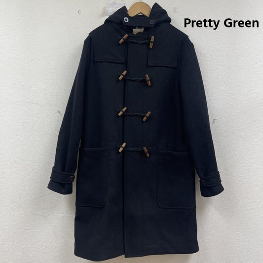 プリティーグリーン Pretty Green コート コート一般 ポルトガル製 クラシック デザイン フード ダッフル コート 2 黒 / ブラック / black メンズ USED 古着 中古 50161519