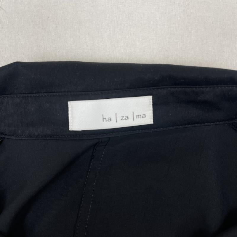 古着 USED シャツ、ブラウス 半袖 ha|za|ma 20ss 結ぶリボンシャツ 変形 ロングシャツ ワンピース 黒 / ブラック / black メンズ USED 古着 中古 50161522