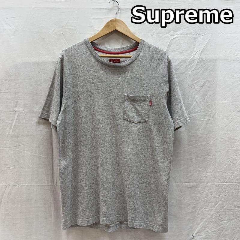 シュプリーム Supreme Tシャツ 半袖 霜降り クルーネック ポケット Tシャツ ポケT M メンズ USED 古着 中古 50161526