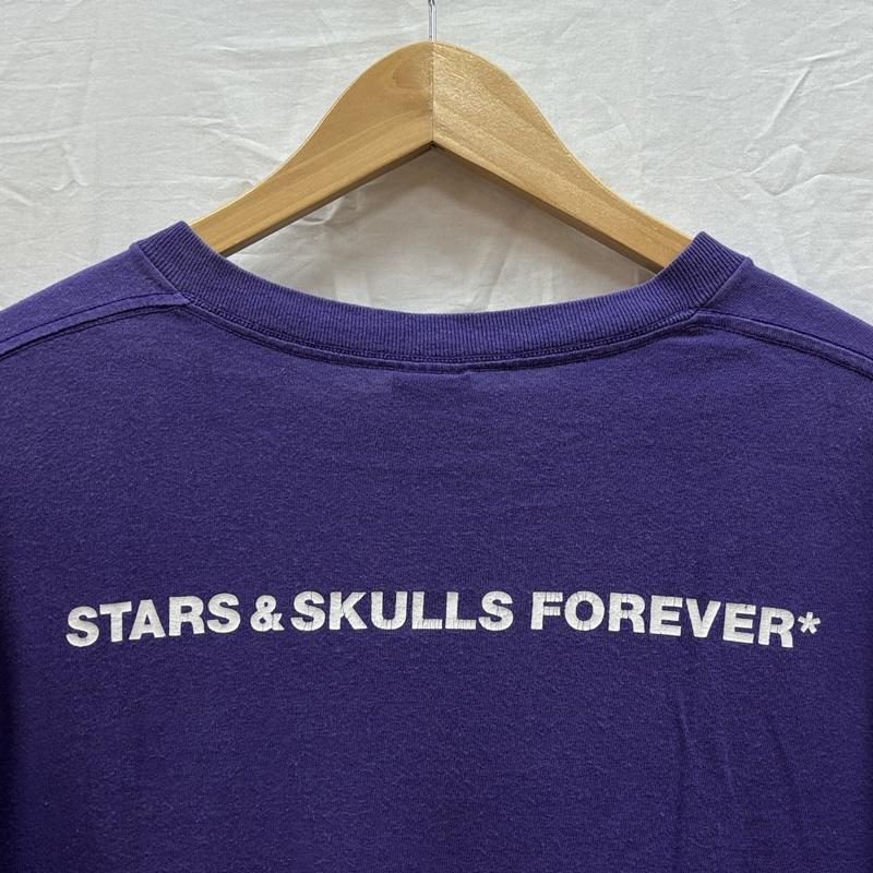 ステューシー STUSSY Tシャツ 半袖 00年代 星条旗柄 スカル Sリンク クルーネック 半袖 Tシャツ 00s XL メンズ USED 古着 中古 50161527