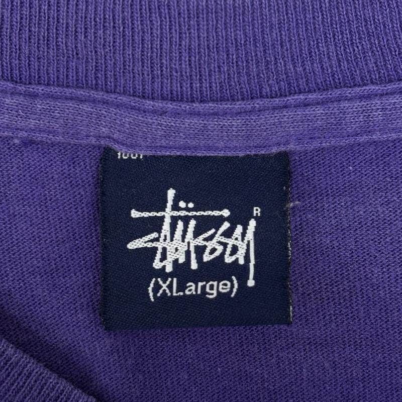ステューシー STUSSY Tシャツ 半袖 00年代 星条旗柄 スカル Sリンク クルーネック 半袖 Tシャツ 00s XL メンズ USED 古着 中古 50161527