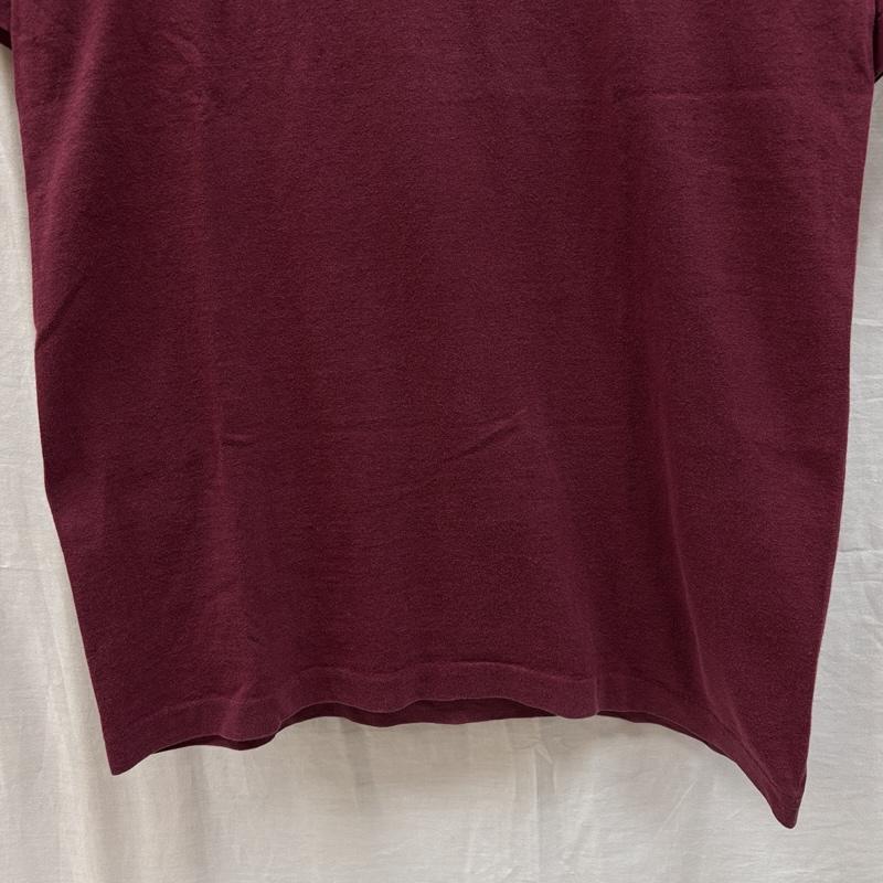 ステューシー STUSSY Tシャツ 半袖 90年代 ビンテージ USA製 チェックロゴ クルーネック 半袖 Tシャツ 90s VINTAGE S えんじ / ワインレッド / dark red メンズ USED 古着 中古 50161531
