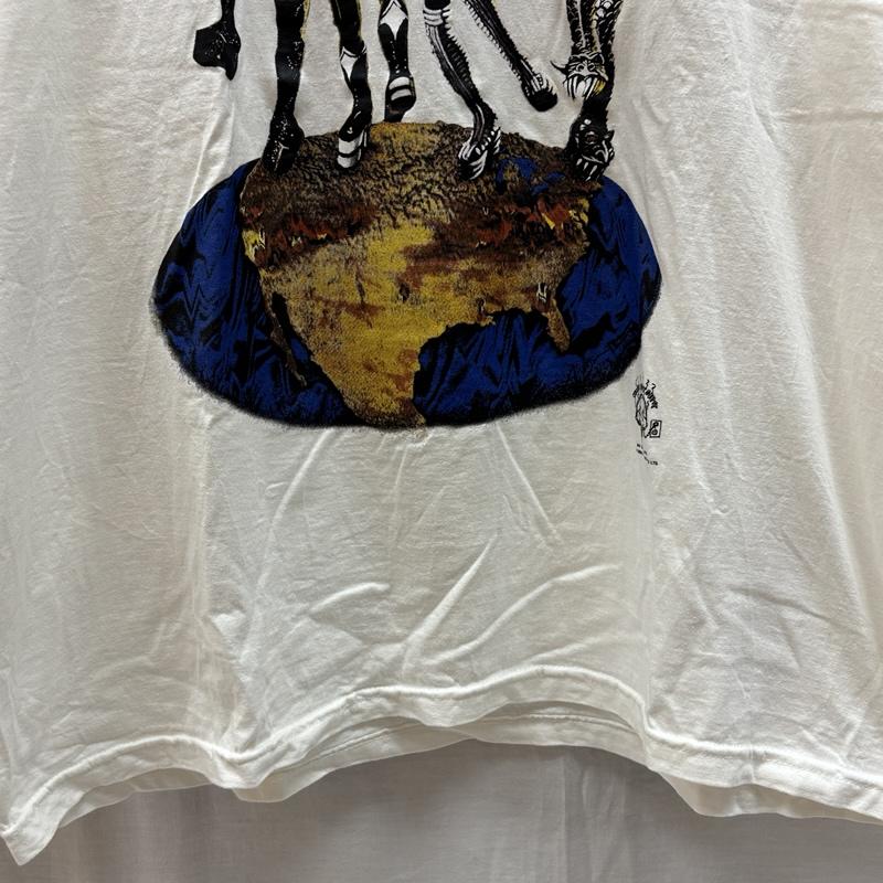 古着 USED Tシャツ 長袖 KISS キス ツアー バンド Tシャツ 長袖 バンT ロンT L 白 / ホワイト / white メンズ USED 古着 中古 50161543