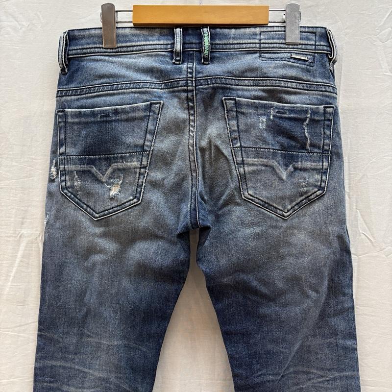 ディーゼル DIESEL パンツ デニム、ジーンズ THOMMER ダメージリペア加工 ストレッチ スリム デニム パンツ 30インチ メンズ USED 古着 中古 50161553