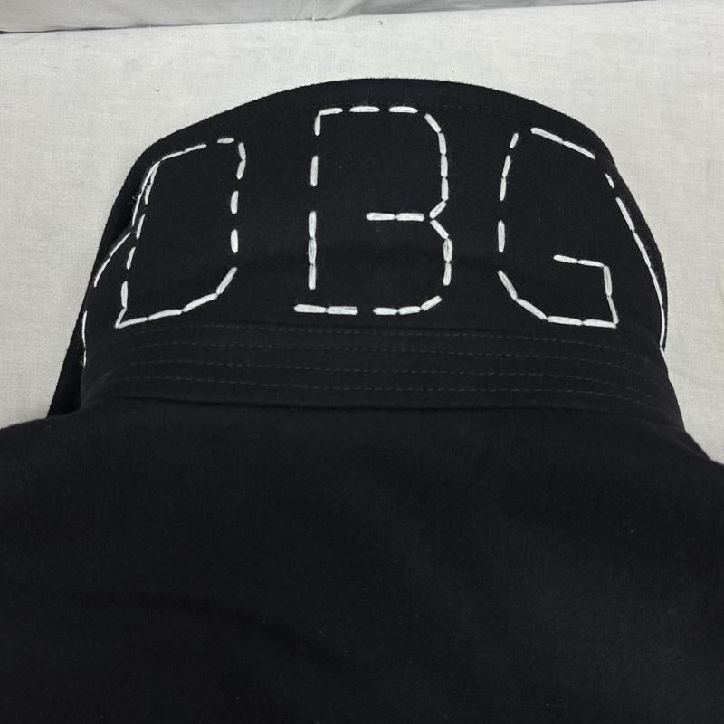 ディーゼル ブラック ゴールド DIESEL BLACK GOLD コート ピーコート ジップデザイン ウール ピーコート 46 黒 / ブラック / black メンズ USED 古着 中古 50161554