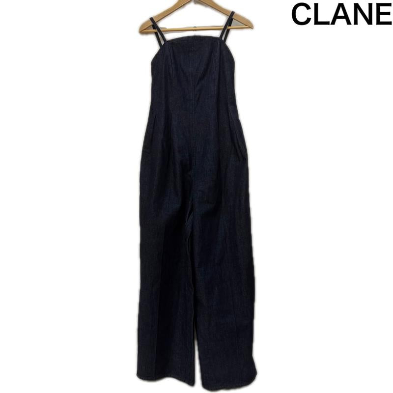 クラネ CLANE ワンピース・ドレス・オールインワン ワンピース・ドレス・オールインワン 12111-7342 ラウンドカットルーズオールインワン indigo SIZE:0 0 無地 インディゴ / インディゴ / Indigo レディース USED 古着 中古 50161560