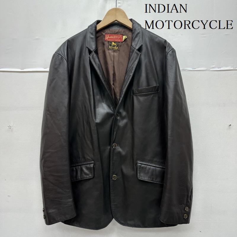 インディアン モーターサイクル INDIAN MOTORCYCLE ジャケット、上着 ジャケット、ブレザー カウ レザー テーラ－ド ジャケット IM80042 38 茶 / ブラウン / brown メンズ USED 古着 中古 50161574