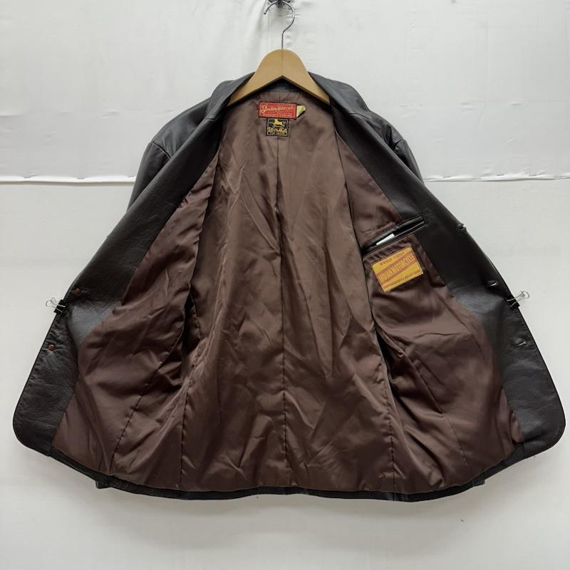 インディアン モーターサイクル INDIAN MOTORCYCLE ジャケット、上着 ジャケット、ブレザー カウ レザー テーラ－ド ジャケット IM80042 38 茶 / ブラウン / brown メンズ USED 古着 中古 50161574