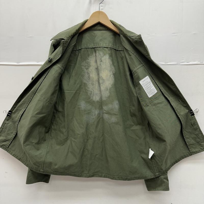 ワコマリア WACKO MARIA ジャケット、上着 ジャンパー、ブルゾン スカル フラワー バックプリント ミリタリー シャツ ジャケット M カーキオリーブ / カーキオリーブ / メンズ USED 古着 中古 50161577
