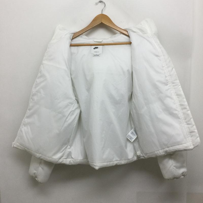ナイキ NIKE ジャケット、上着 ジャンパー、ブルゾン スポーツウェア クラシック パファー Therma-FIT ルーズ フーデッド ジャケット FB7673-100 M 無地 白 / ホワイト / white レディース USED 古着 中古 50161579