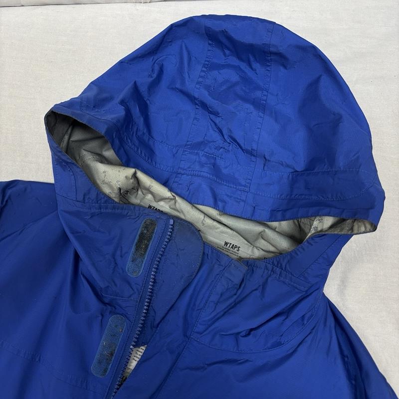 ダブルタップス WTAPS ジャケット、上着 ジャンパー、ブルゾン 141GWDT-JKM03 リップストップ ナイロン ジャケット CONCRETE ENVIRONMENT 3 青 / ブルー / blue メンズ USED 古着 中古 50161581