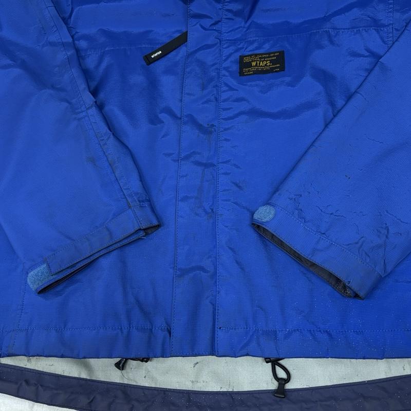 ダブルタップス WTAPS ジャケット、上着 ジャンパー、ブルゾン 141GWDT-JKM03 リップストップ ナイロン ジャケット CONCRETE ENVIRONMENT 3 青 / ブルー / blue メンズ USED 古着 中古 50161581