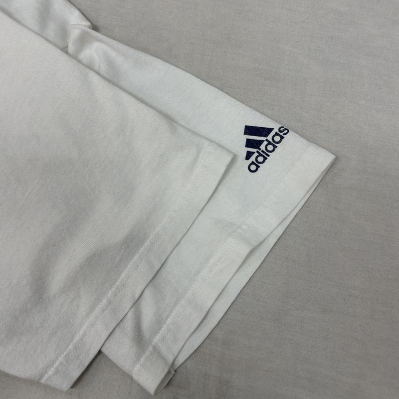 アディダス adidas Tシャツ 半袖 2003年 ニューヨーク ヤンキース ロゴ クルーネック Tシャツ 00s 00年代 YANKEES MLB M 白 / ホワイト / white メンズ USED 古着 中古 50161585