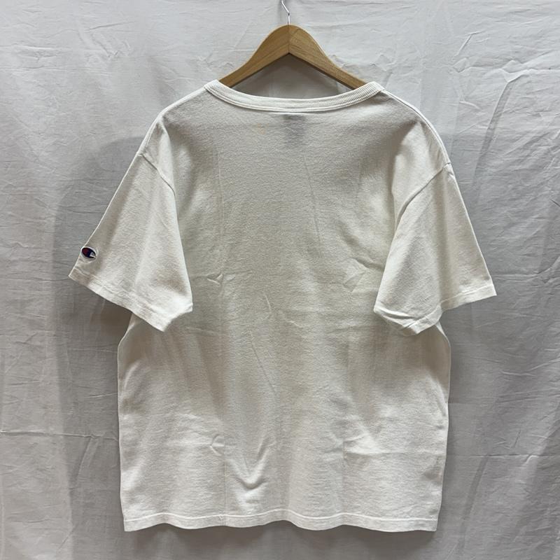 チャンピオン Champion Tシャツ 半袖 90年代 ビンテージ USA製 刺繍タグ 半袖 Tシャツ 90s VINTAGE L 白 / ホワイト / white メンズ USED 古着 中古 50161588
