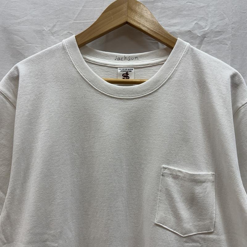 ジャクソンマティス JACKSON MATISSE Tシャツ 半袖 バック フェルト ロゴ クルーネック ポケット Tシャツ ポケT JM22AWMA02 L メンズ USED 古着 中古 50161589