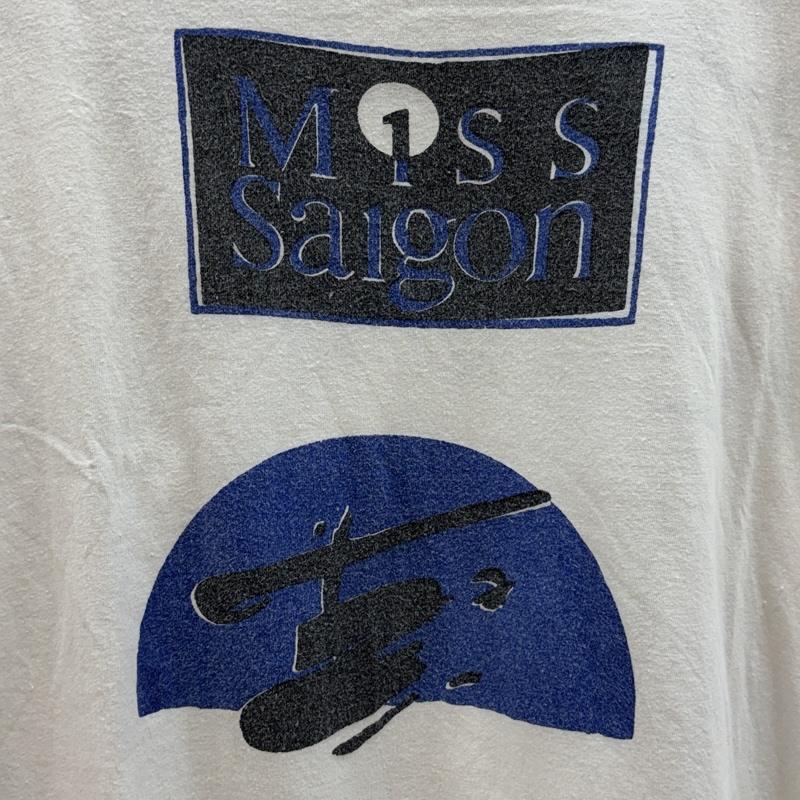 古着 USED Tシャツ 半袖 MISS SAIGON ミュージカル ロゴ クルーネック 半袖 Tシャツ XXL 白 / ホワイト / white メンズ USED 古着 中古 50161590