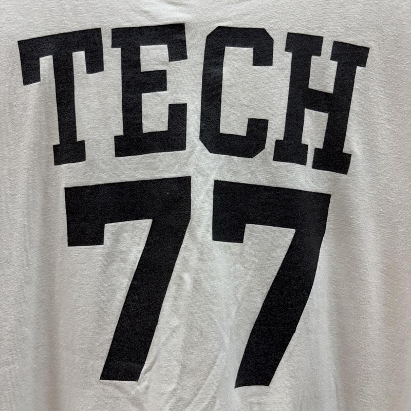 ヴィンテージ VINTAGE Tシャツ 半袖 TECH77 ナンバリング プリント フットボール Tシャツ - メンズ USED 古着 中古 50161591
